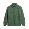 Slouchy Stitch Roll Neck Knit