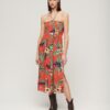 Smocked Midi Beach Dress