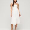 Smocked Midi Beach Dress
