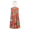 Smocked Midi Beach Dress