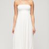 Smocked Midi Beach Dress