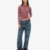 Stripe Long Sleeve Top