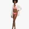 Stripe Triangle Bikini Top
