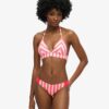 Stripe Triangle Bikini Top