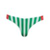 Striped Cheeky Bikini Bottoms