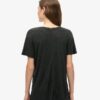 Studios Slub Embroidered V-Neckline T-Shirt