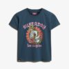 Tattoo Rhinestone Fitted T-Shirt