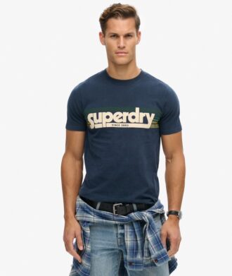 Terrain Striped Logo T-Shirt