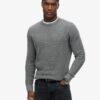 Textured Crew Knitted Jumper