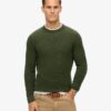 Textured Crew Knitted Jumper