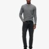 Textured Crew Knitted Jumper