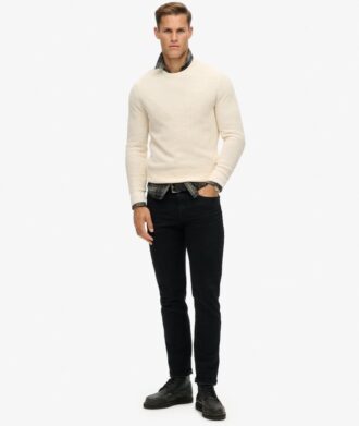 Textured Crew Knitted Jumper