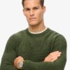 Textured Crew Knitted Jumper