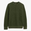 Textured Crew Knitted Jumper