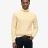 The Merchant Store – Cable Roll Neck Jumper