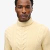 The Merchant Store – Cable Roll Neck Jumper