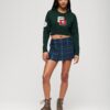Varsity Cropped Crew Jumper