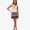 Vintage Tiered Mini Skirt